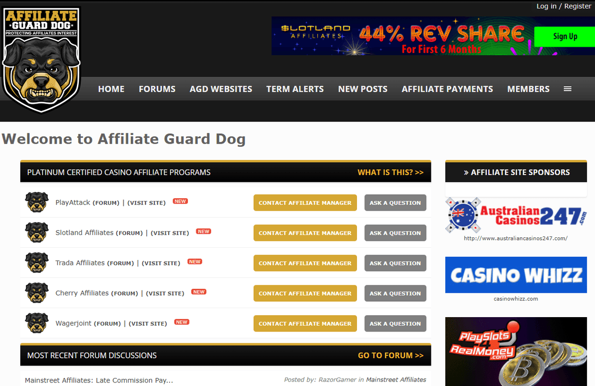 Affiliate Guard Dog 2018