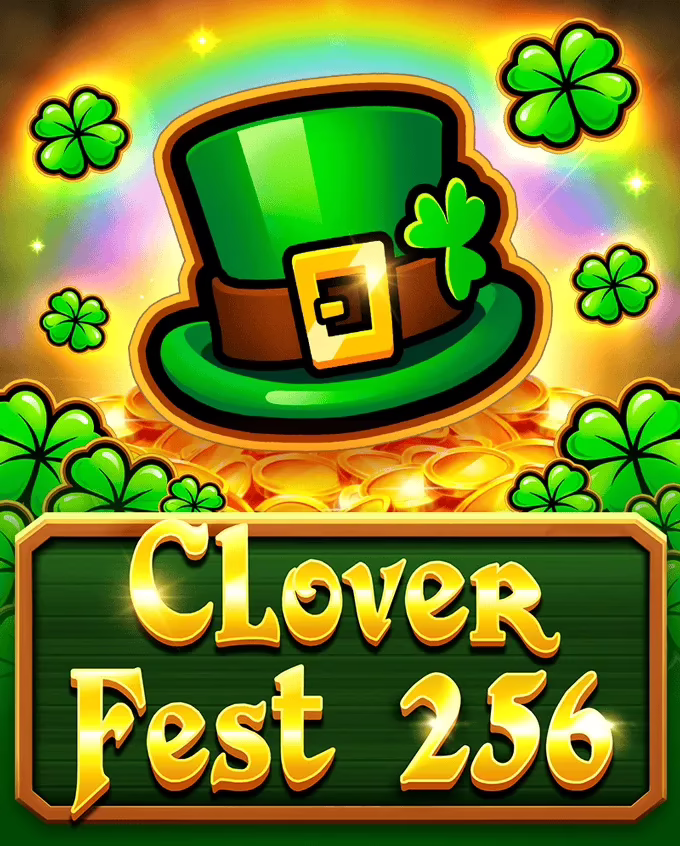 Clover Fest 256 slot by 1spin4win - 97.1% RTP