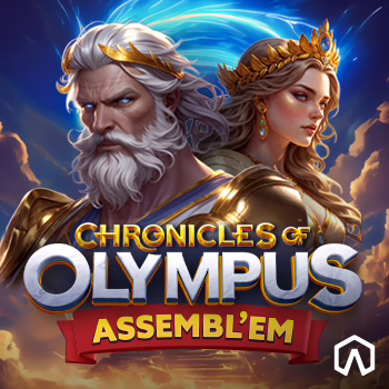 Chronicles of Olympus Assembl'em slot by Alchemy Gaming - 96% RTP