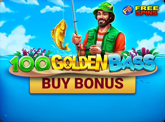100 Golden Bass slot by Amusnet