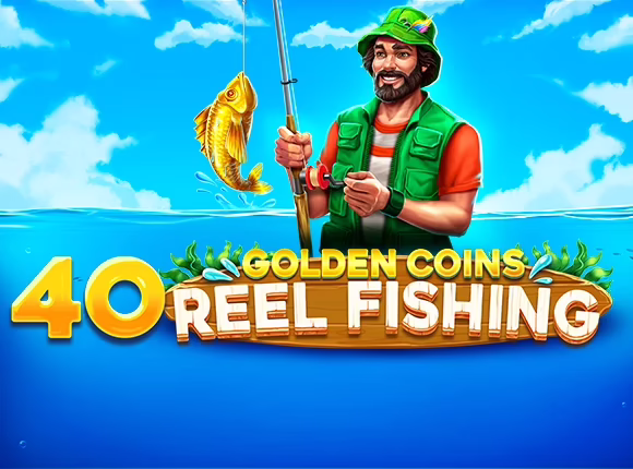40 Golden Coins: Reel Fishing slot by Amusnet