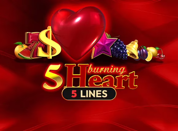 5 Burning Heart slot by Amusnet