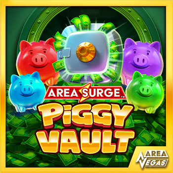 Area Surge Piggy Vault slot by AreaVegas - 96.5% RTP