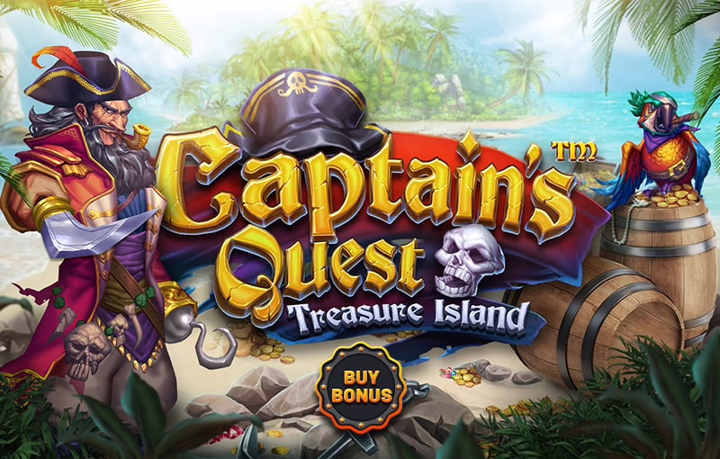 Captain's Quest Treasure Island slot by Betsoft