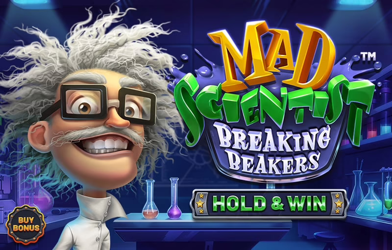 Mad Scientist Breaking Beakers slot by Betsoft - 96% RTP