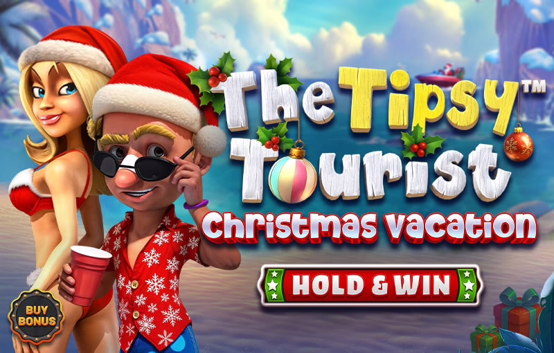 The Tipsy Tourist: Christmas Vacation slot by Betsoft