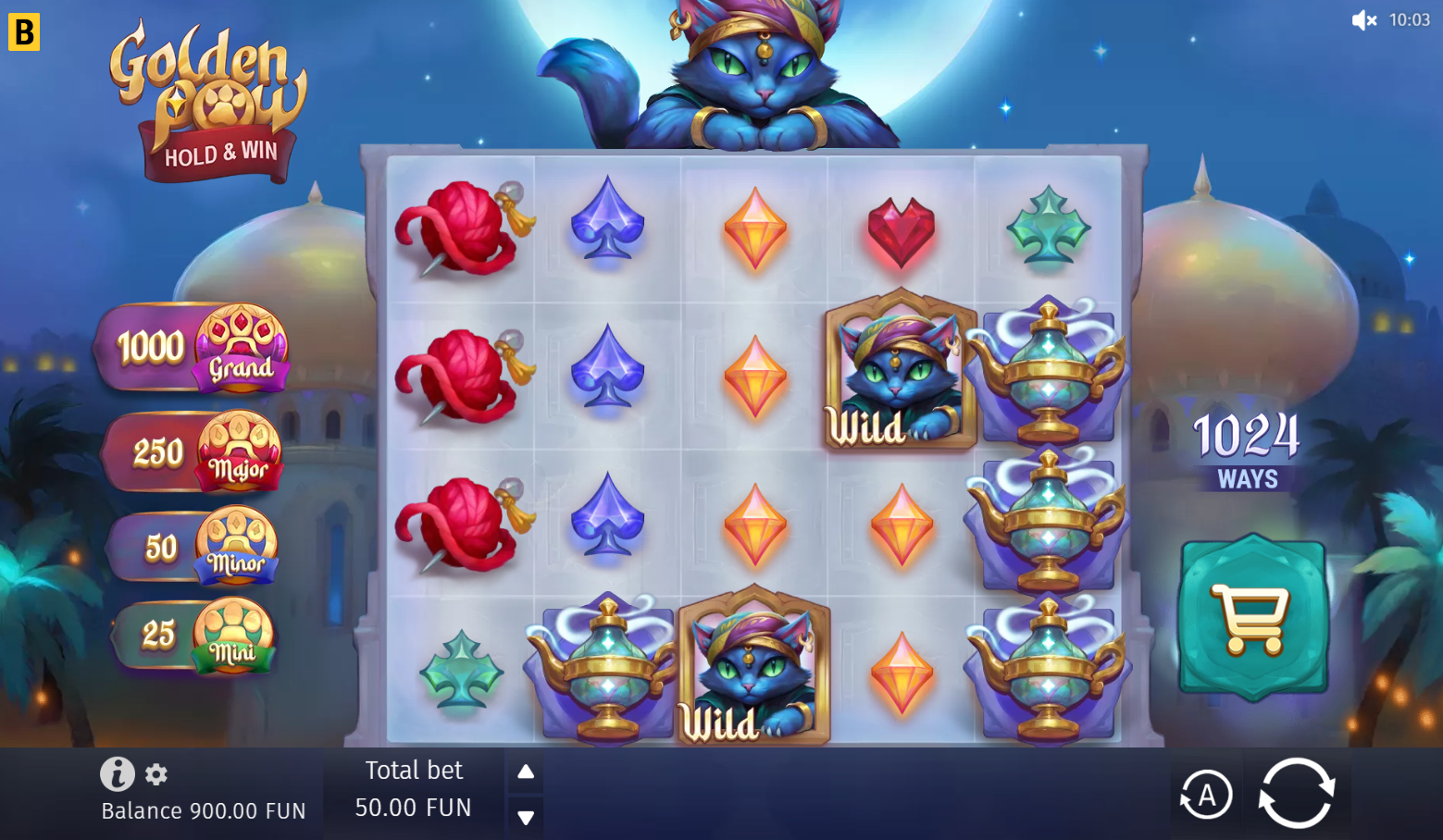 Golden Paw Hold & Win screenshot 1