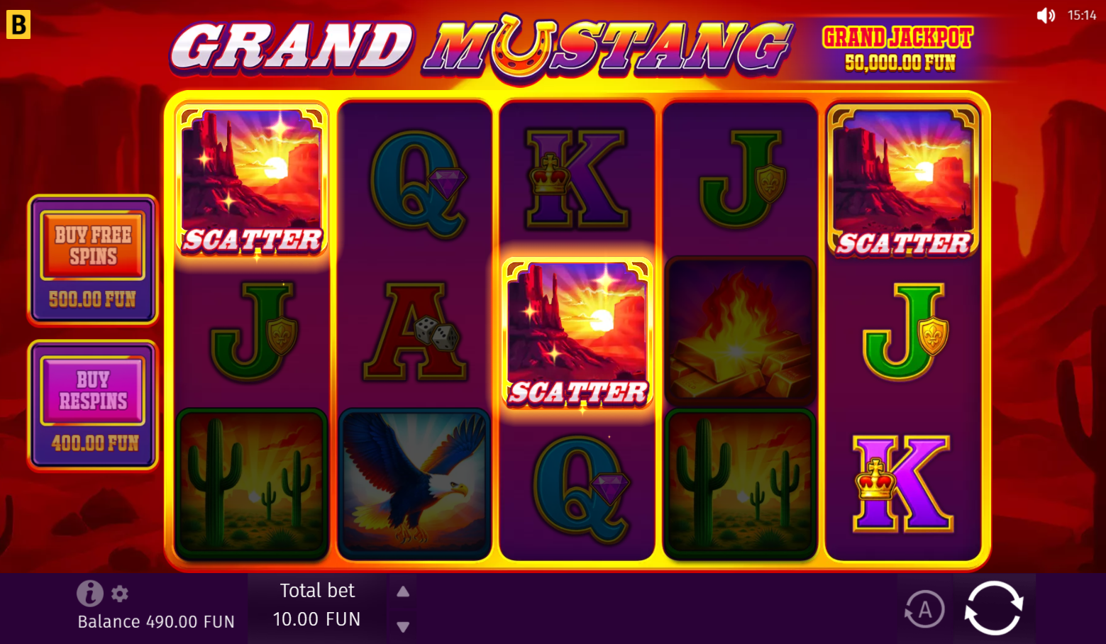 Grand Mustang Hold & Win screenshot 1