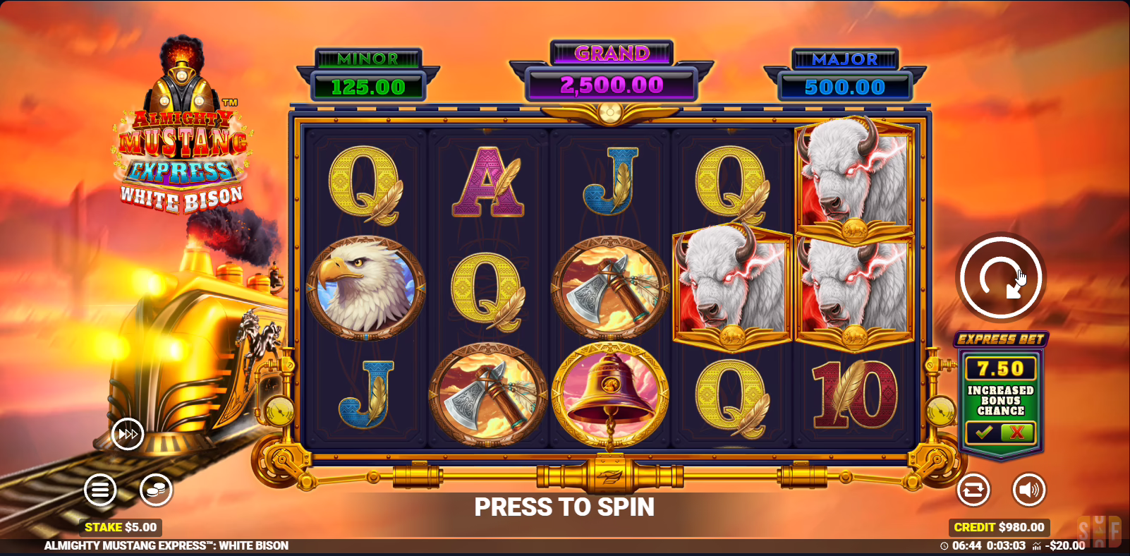 Almighty Mustang Express 2 screenshot 1