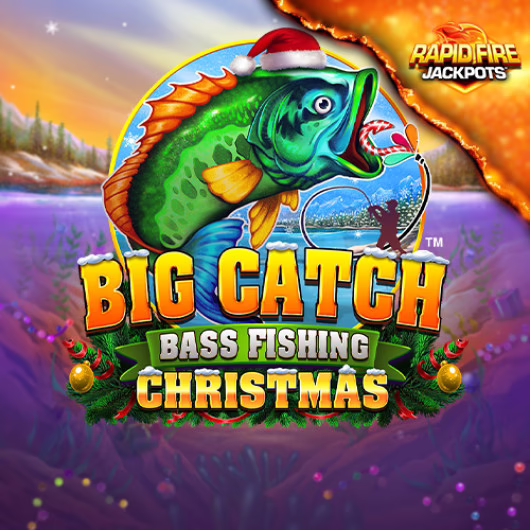 Big Catch Bass Fishing Christmas Rapid Fire Jackpots slot by Blueprint Gaming - 94% RTP