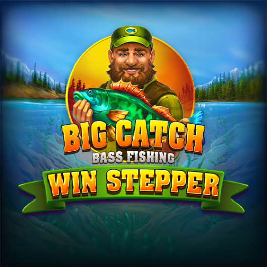 Big Catch Bass Fishing Win Stepper slot by Blueprint Gaming - 95% RTP