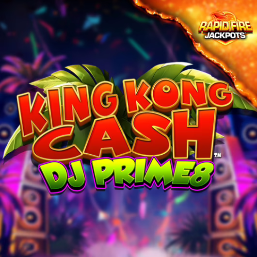 King Kong Cash DJ Prime8 Rapid Fire Jackpots slot by Blueprint Gaming