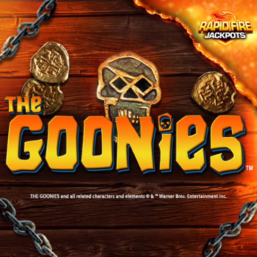 The Goonies Deluxe Rapid Fire Jackpots slot by Blueprint Gaming