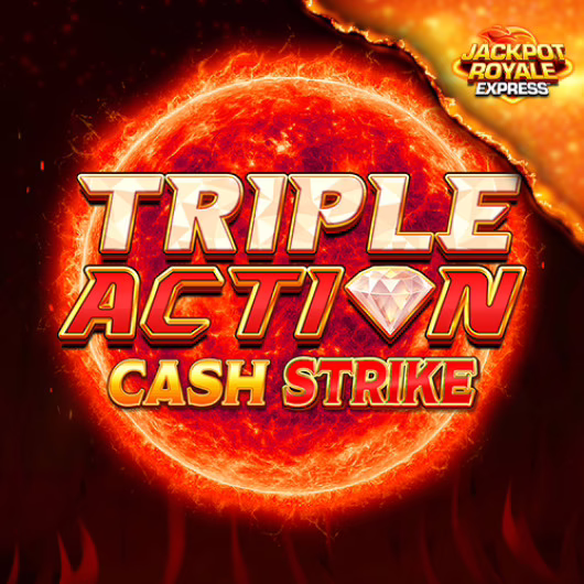 Triple Action Cash Strike Fire Wheel slot by Blueprint Gaming