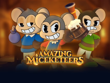 Amazing Miceketeers slot by Bullshark Games - 96.24% RTP