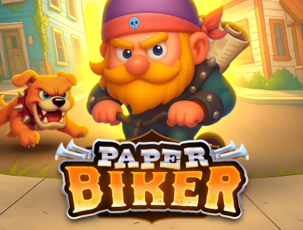 Paper Biker slot by Bullshark Games