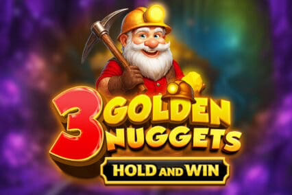 3 Golden Nuggets slot by Dragon Gaming