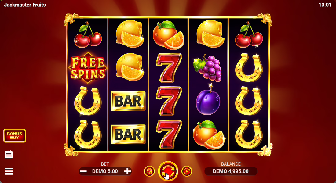 Jackmaster Fruits screenshot 1