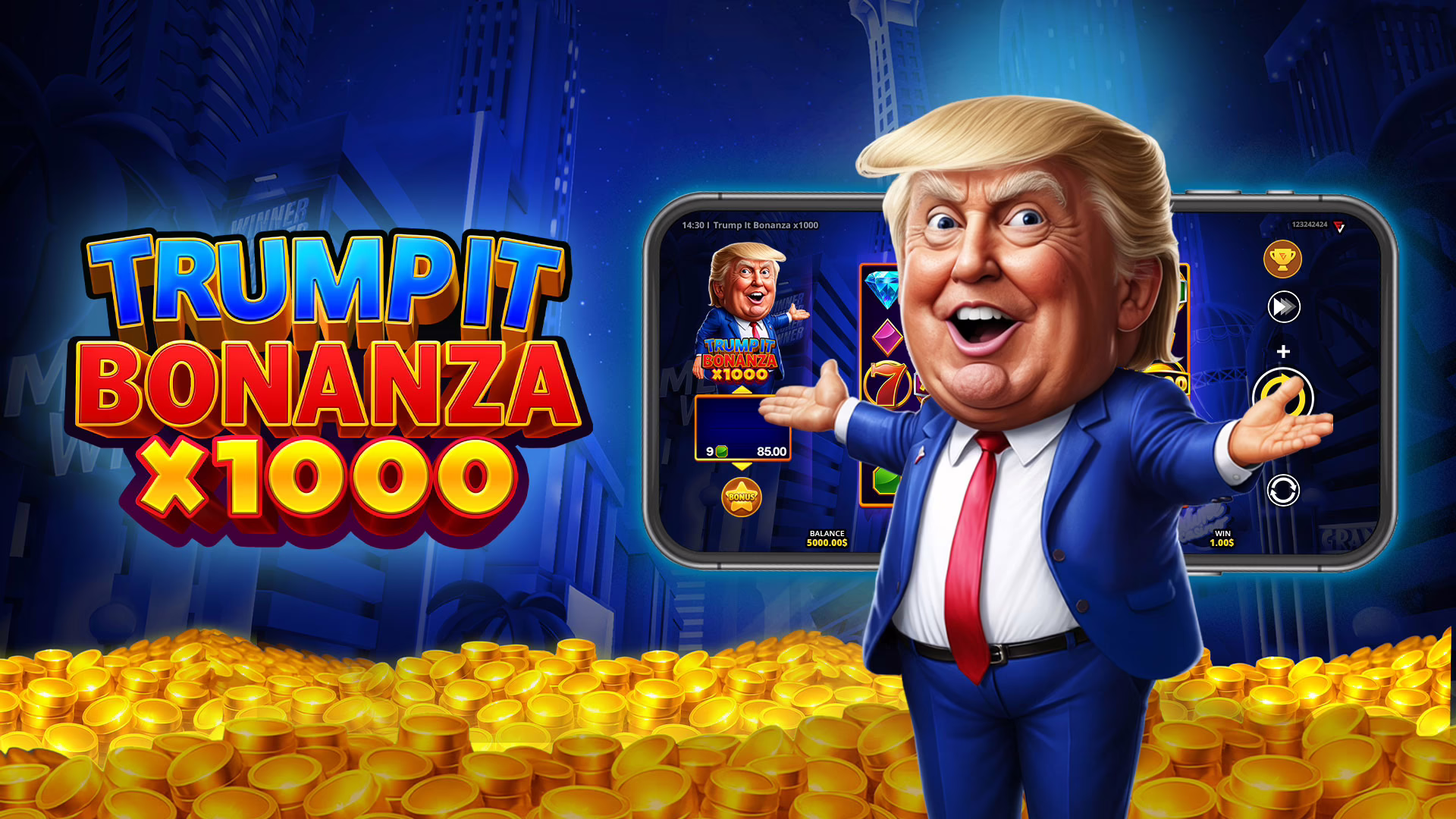 Trump It Bonanza x1000 slot by Fugaso