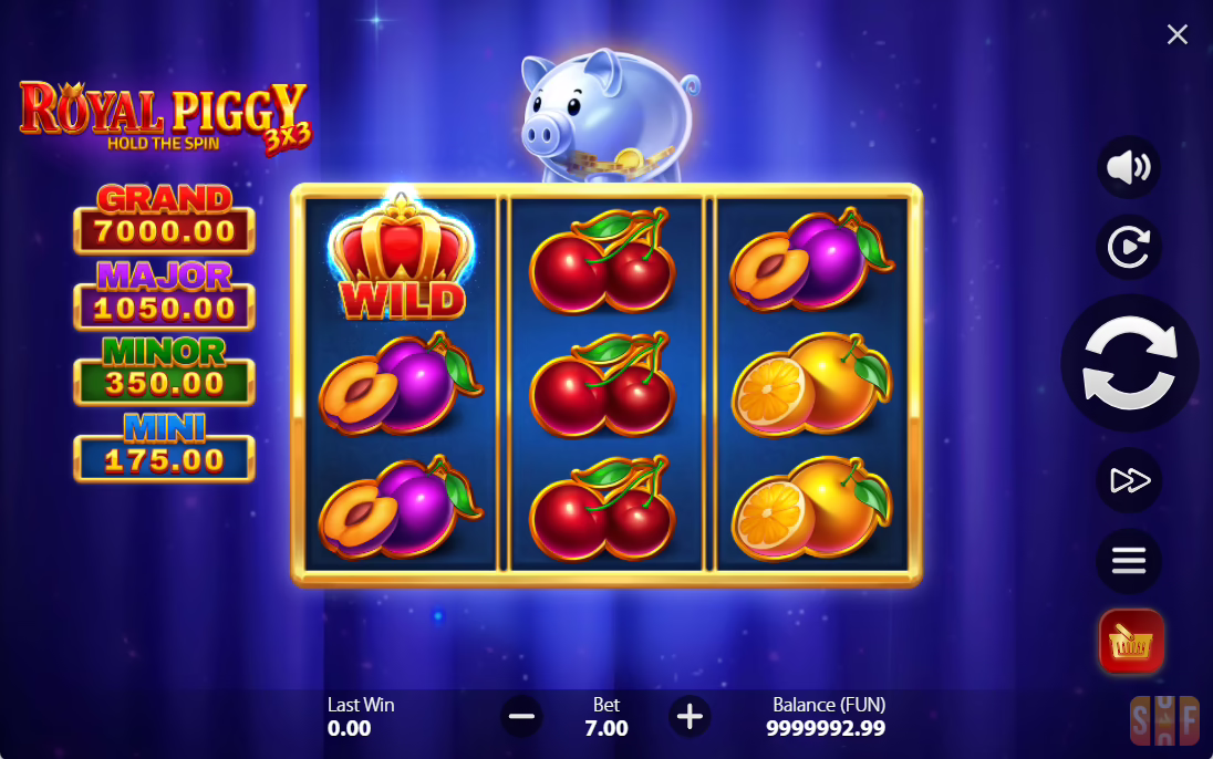 3x3 Royal Piggy: Hold The Spin screenshot 1