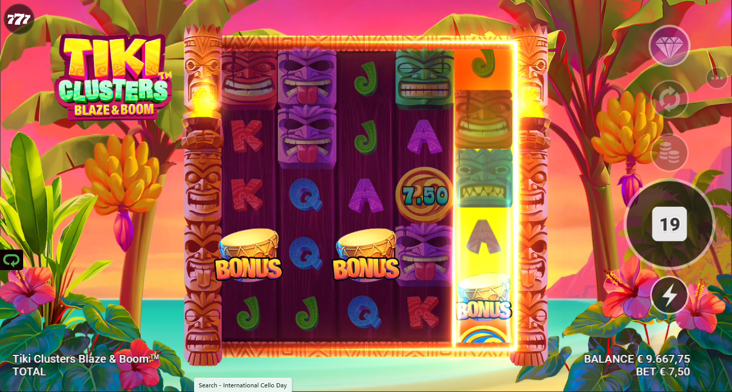 Tiki Clusters Blaze & Boom screenshot 1