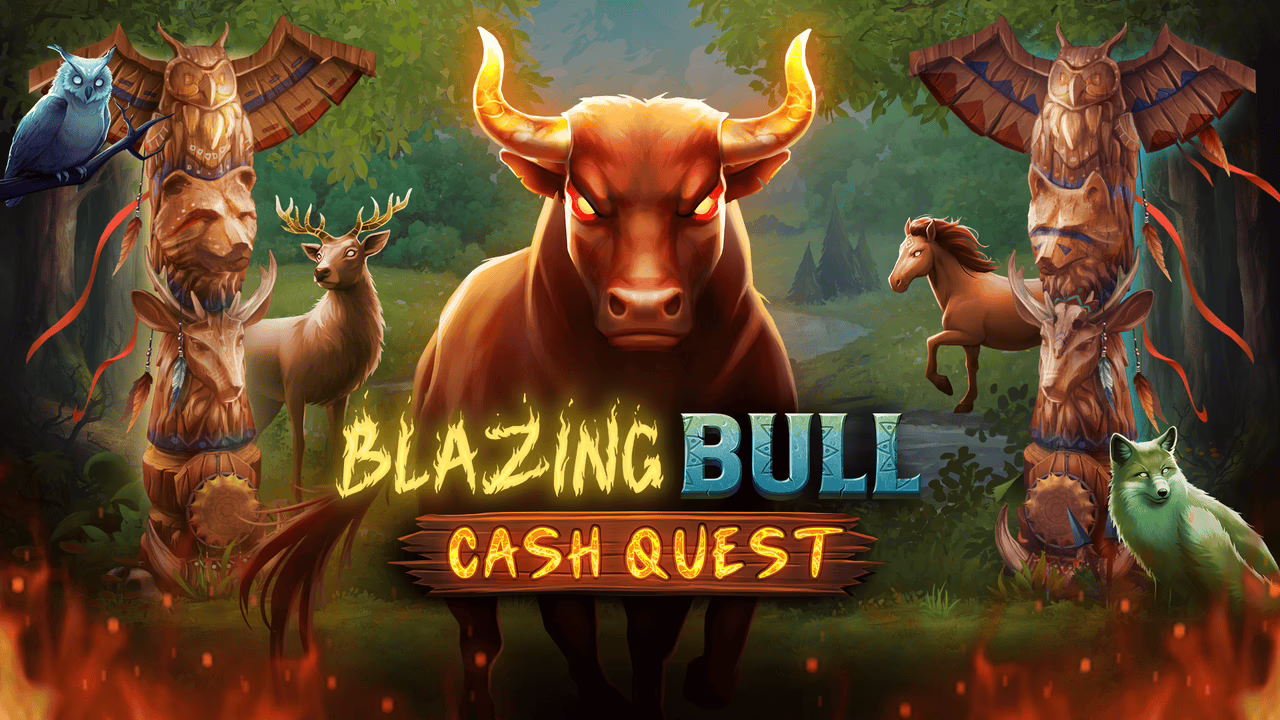 Blazing Bull Cash Quest slot by Kalamba Games