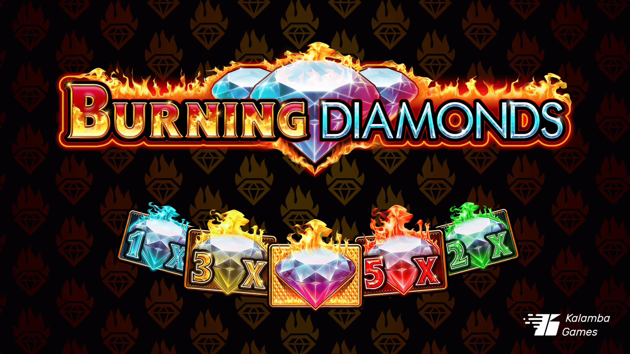 Burning Diamonds slot by Kalamba Games