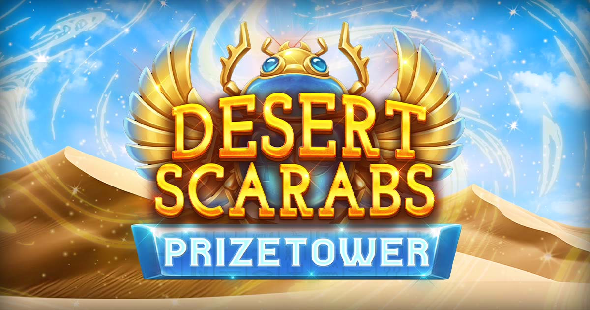 Desert Scarabs PrizeTower slot by Kalamba Games