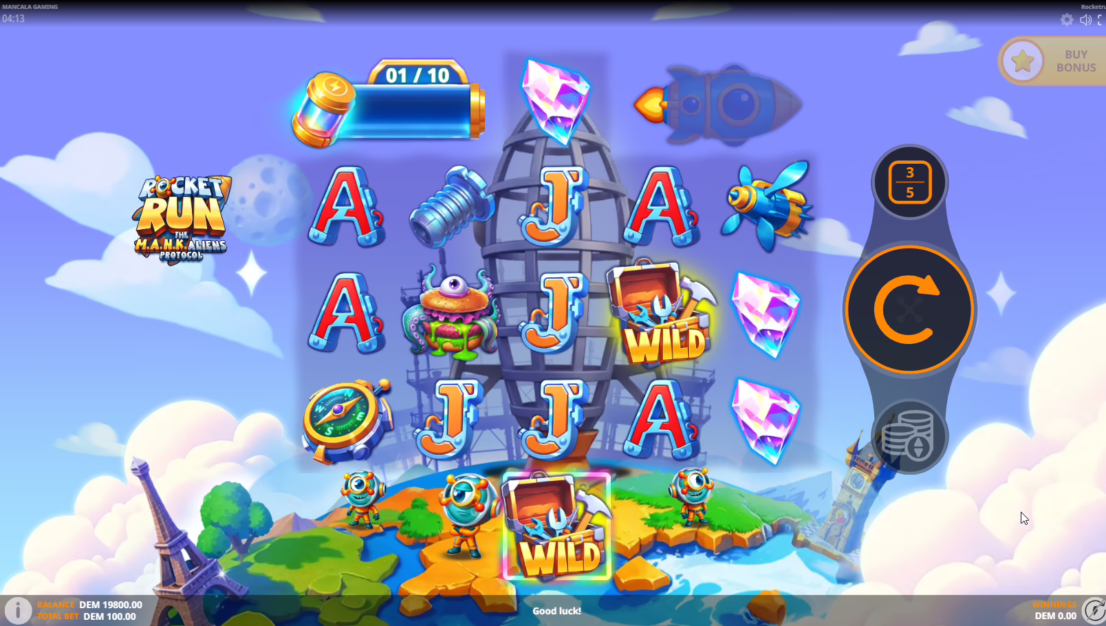 Rocketrun The M.A.N.K.Aliens Protocol screenshot 1