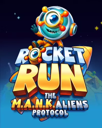 Rocketrun The M.A.N.K.Aliens Protocol slot by Mancala Gaming - 95% RTP