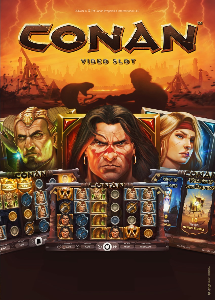 Conan slot by NetEnt
