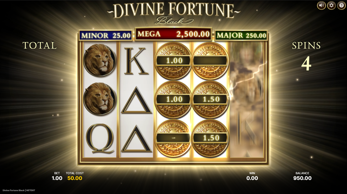 Divine Fortune Black screenshot 1
