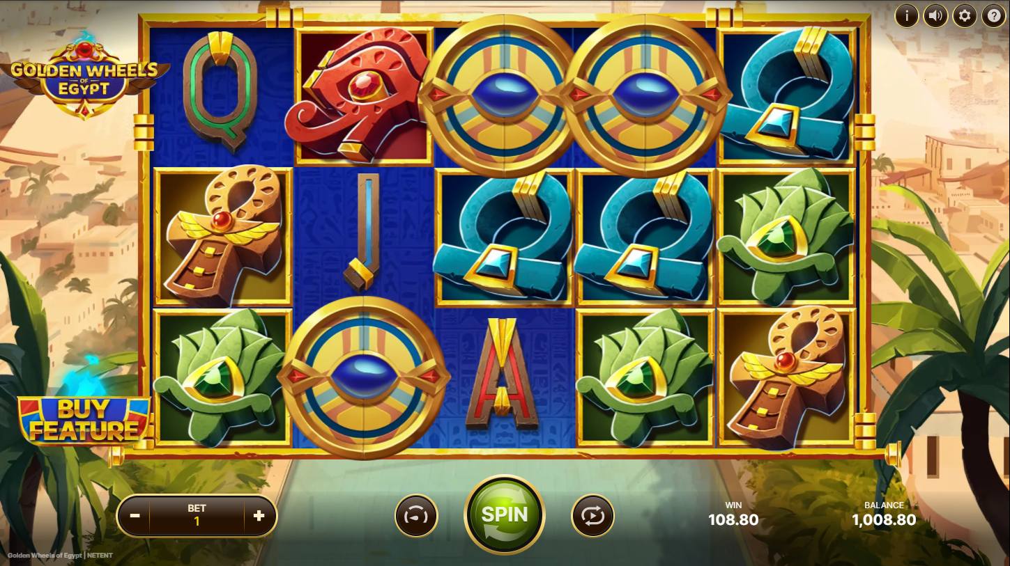 Golden Wheels of Egypt screenshot 1