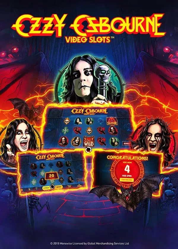 Ozzy Osbourne slot by NetEnt