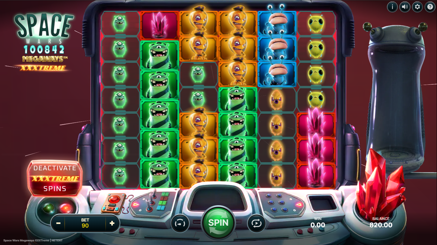 Space Wars Megaways XXXTreme screenshot 1