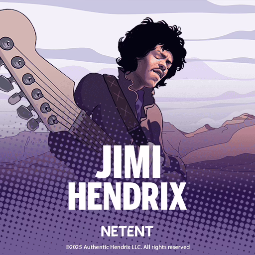 Jimi Hendrix slot by NetEnt - 96.9% RTP