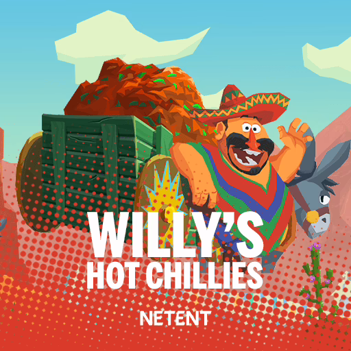 Willy's Hot Chillies slot by NetEnt - 96% RTP