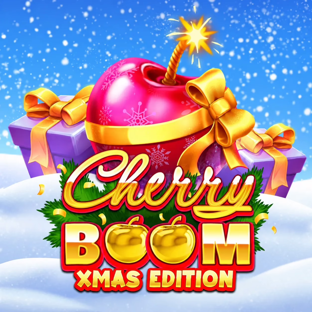 Cherry Boom Xmas Edition slot by Onlyplay - 96.6% RTP