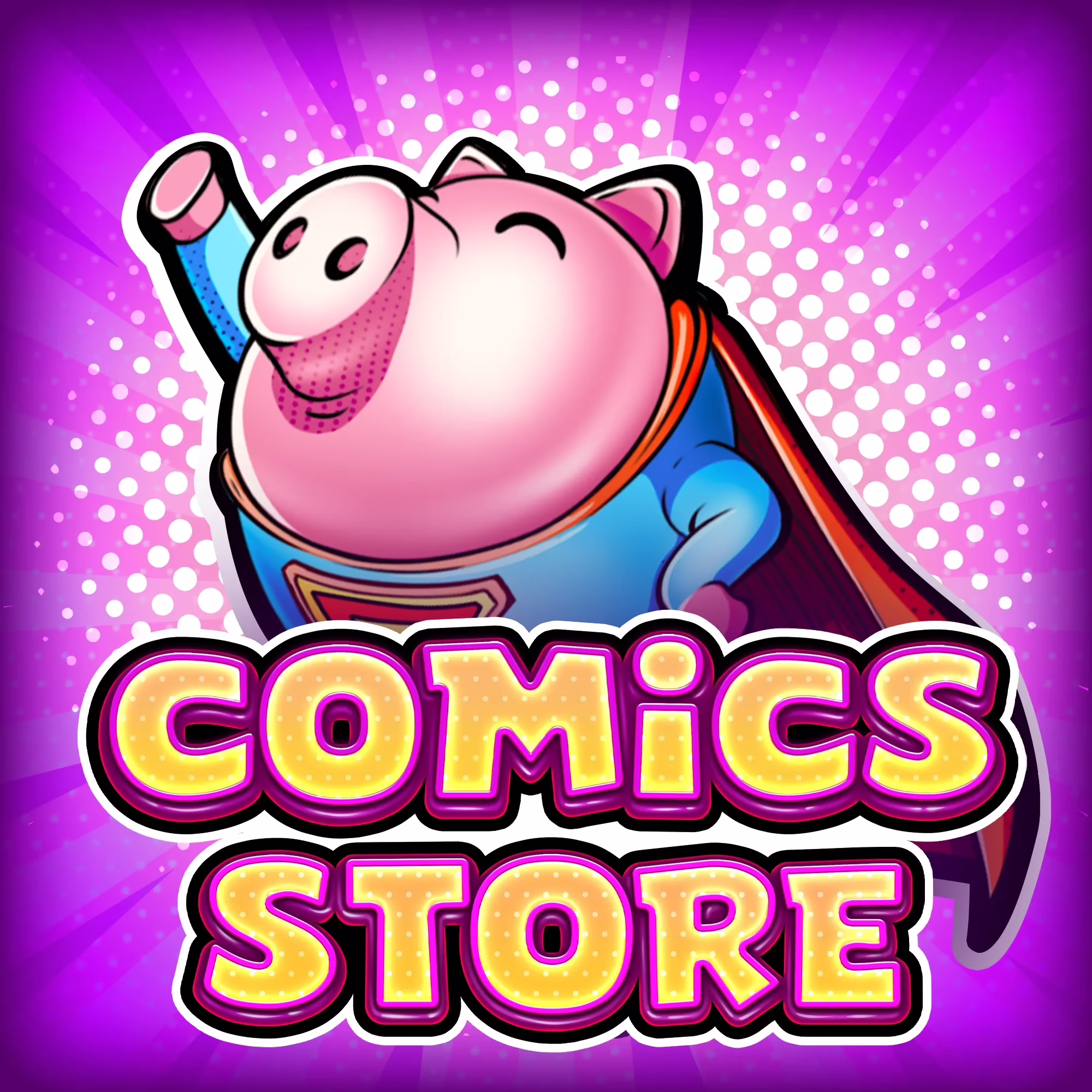 Comics Store slot by Onlyplay - 95.5% RTP