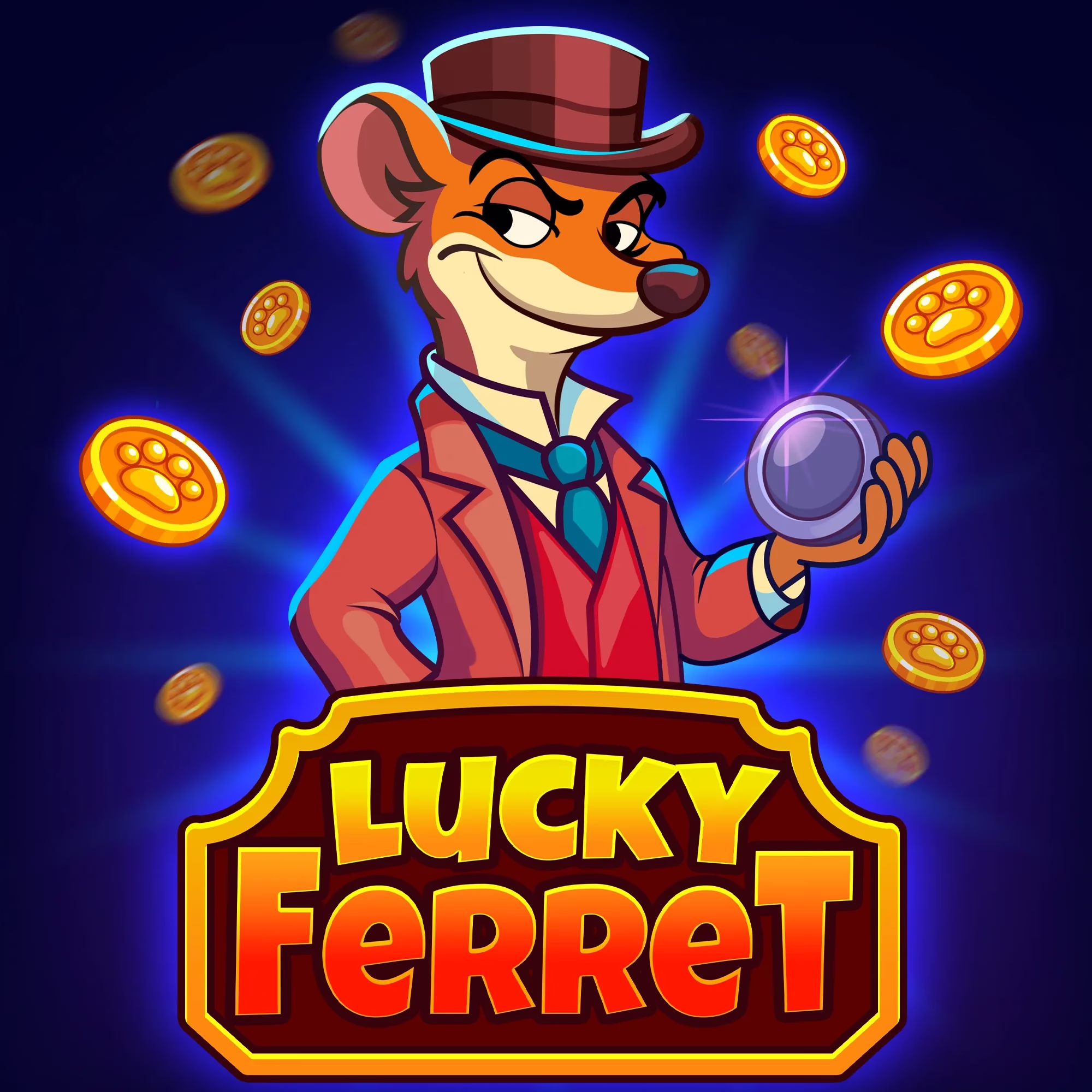 Lucky Ferret slot by Onlyplay
