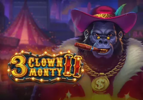 3 Clown Monty II slot by Play'n GO