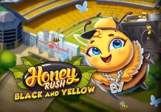Honey Rush Black and Yellow slot by Play'n GO - 96.25% RTP