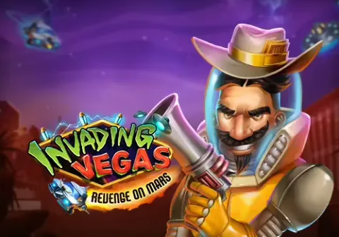 Invading Vegas: Revenge on Mars slot by Play'n GO - 96.2% RTP