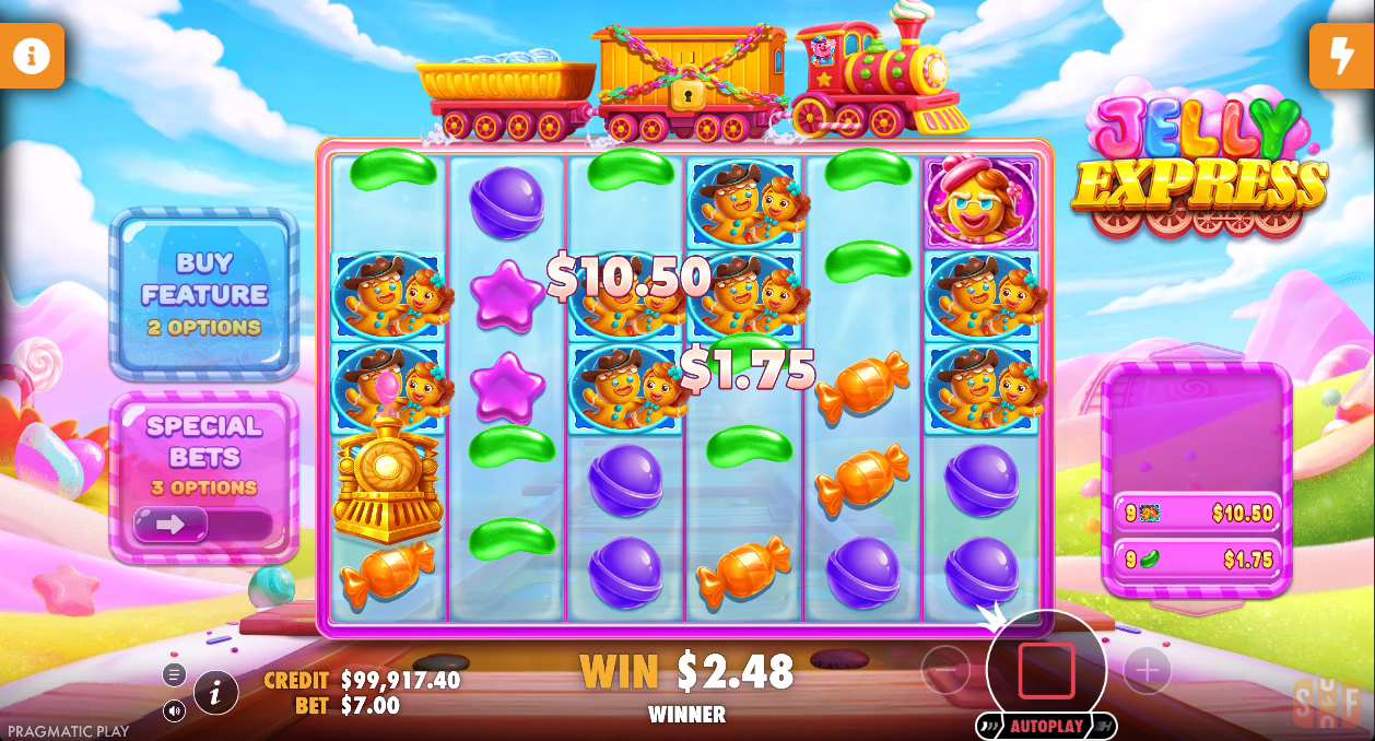 Jelly Express gameplay