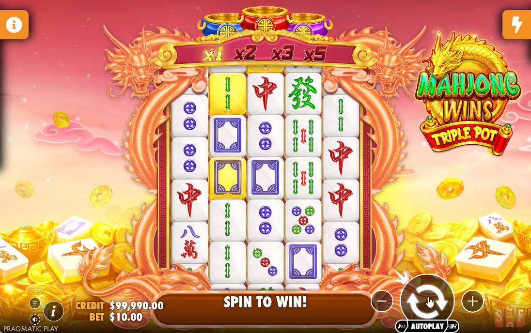Mahjong Wins Triple Pot screenshot 1