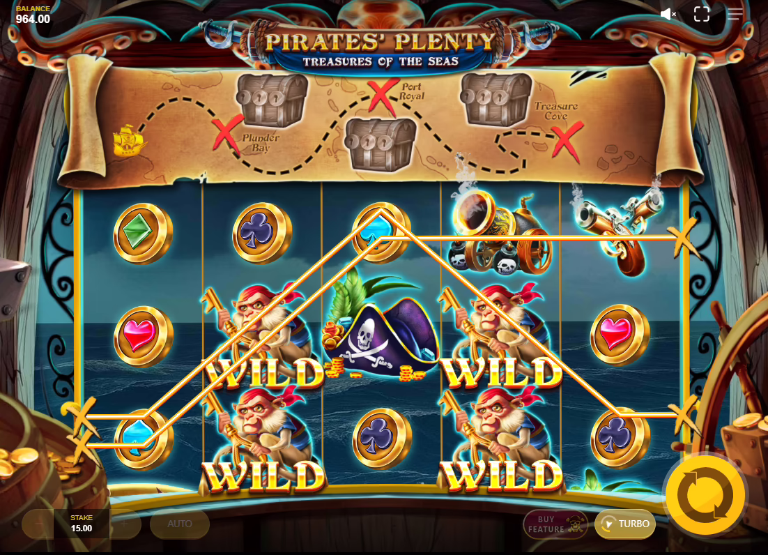 Pirates Plenty Treasures of the Seas screenshot 1
