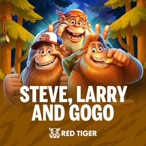 Steve, Larry and Gogo slot by Red Tiger Gaming - 96% RTP