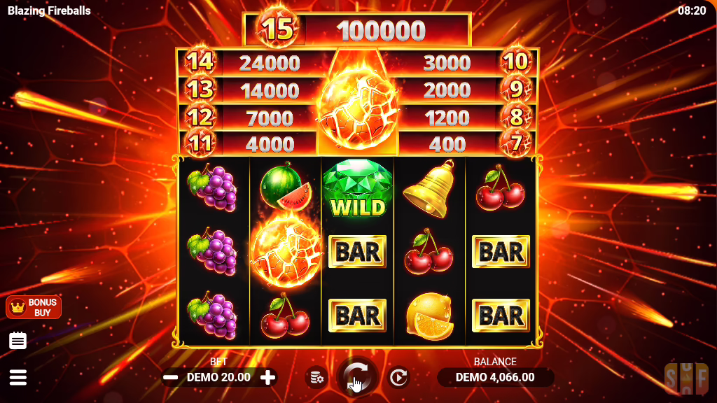 Blazing Fireballs screenshot 1