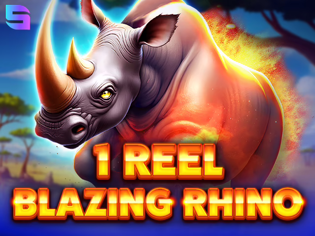 1 Reel - Blazing Rhino slot by Spinomenal - 95.42% RTP