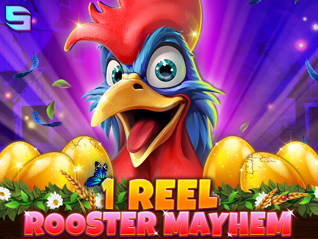 1 Reel Rooster Mayhem slot by Spinomenal - 95.42% RTP